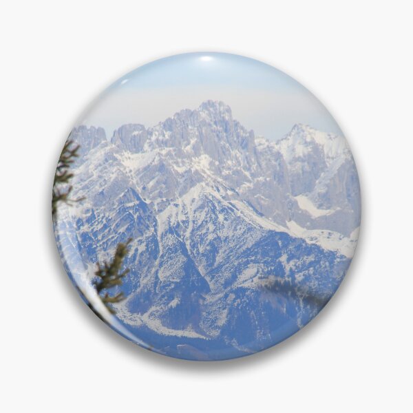 Item preview, View of the mountain on a winter sunny day designed and sold by annamiss.