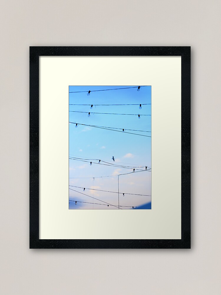Alternate view of Right then a few ideas occured to me whilst daydreaming of flying home finding harmony Framed Art Print
