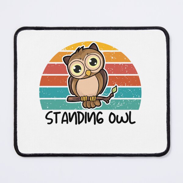 Item preview, Standing Owl fonny shirts designed and sold by W&M Store.