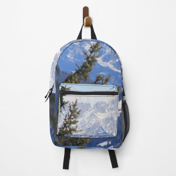 Item preview, View of the mountain on a winter sunny day designed and sold by annamiss.
