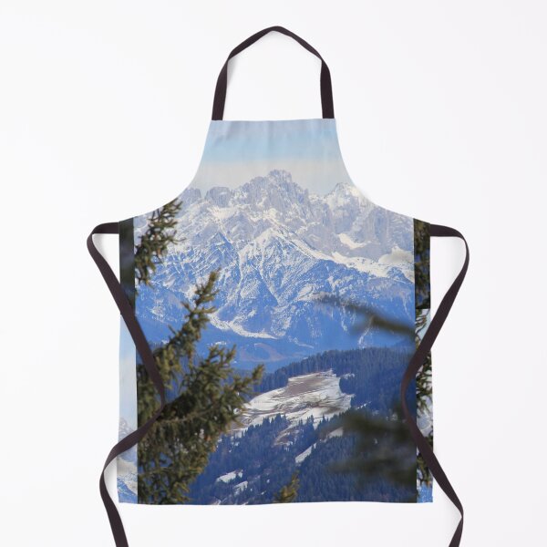 Item preview, View of the mountain on a winter sunny day designed and sold by annamiss.