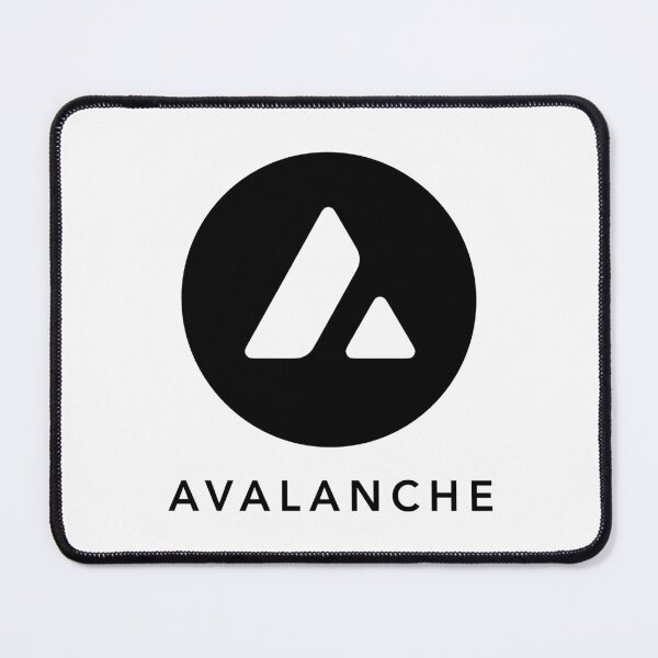 Item preview, Avalanche AVAX Crypto Altcoin - Clean Vertical Black Logo designed and sold by CryptoMoods.
