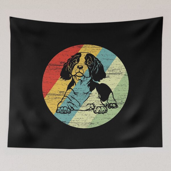 Item preview, King Charles Spaniel Retro Dog Gift designed and sold by 1681830934131.
