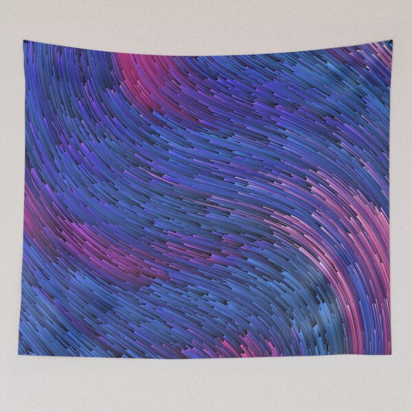 Item preview, Retro Wave Data Glitch Storm - Glitch Art Print designed and sold by burning.