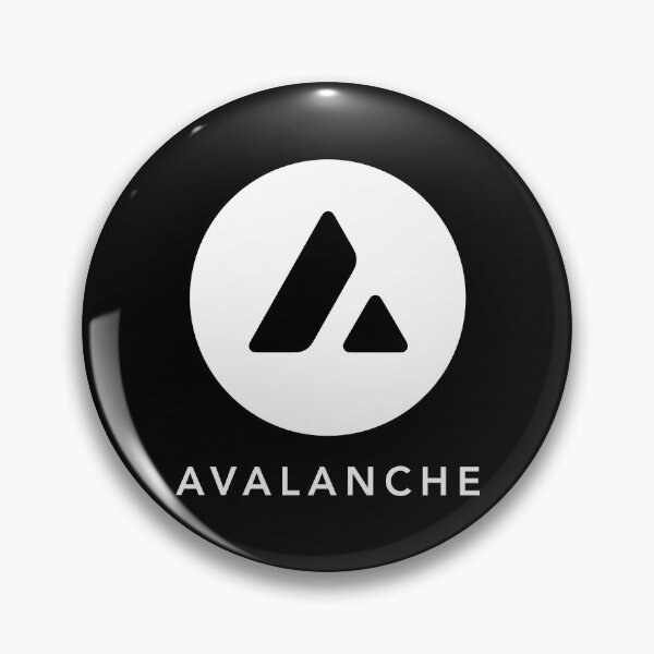 Item preview, Avalanche AVAX Crypto Altcoin - Clean Vertical White Logo designed and sold by CryptoMoods.