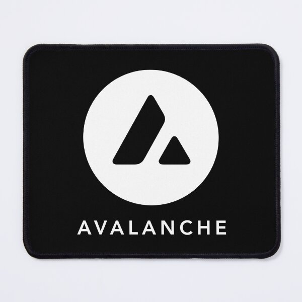 Item preview, Avalanche AVAX Crypto Altcoin - Clean Vertical White Logo designed and sold by CryptoMoods.