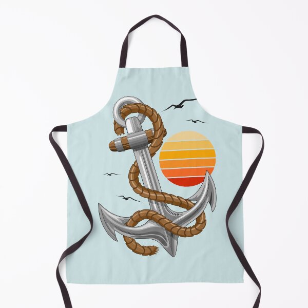 Item preview, Anchor Marine Element, Sun and Seagulls designed and sold by BluedarkArt.