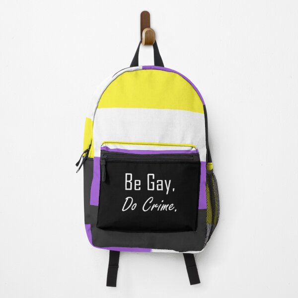 Item preview, Be Gay Do Crime (NonBinExtraH) designed and sold by SamIsWhat8.