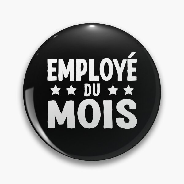 Item preview, Employé Du Mois Employee of the Month French designed and sold by Team150Designz.