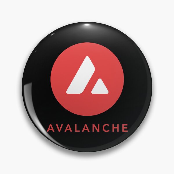Item preview, Avalanche AVAX Crypto Altcoin - Clean Vertical Red Logo designed and sold by CryptoMoods.