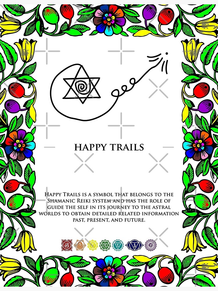 Lámina fotográfica «Símbolo de Happy Trails - Símbolo de Reiki Símbolo ...