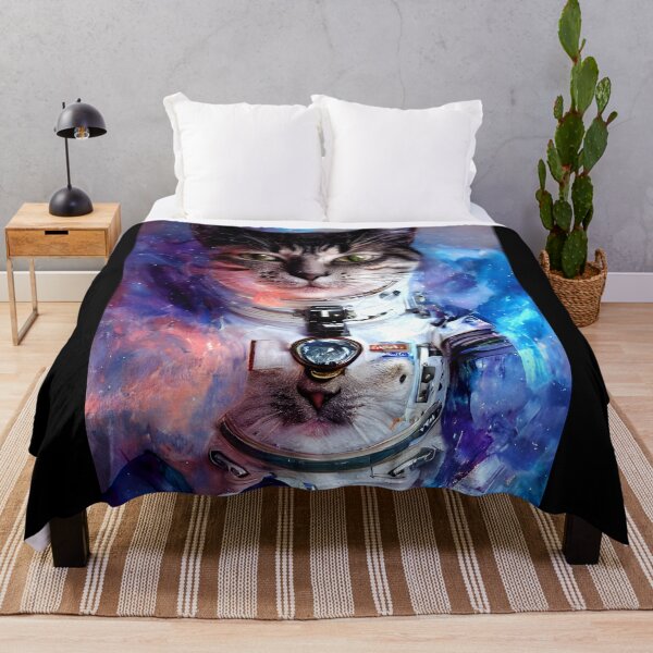 Aperçu de l'œuvre peinture d'astronaute de chat #14 créée et vendue par supeart.