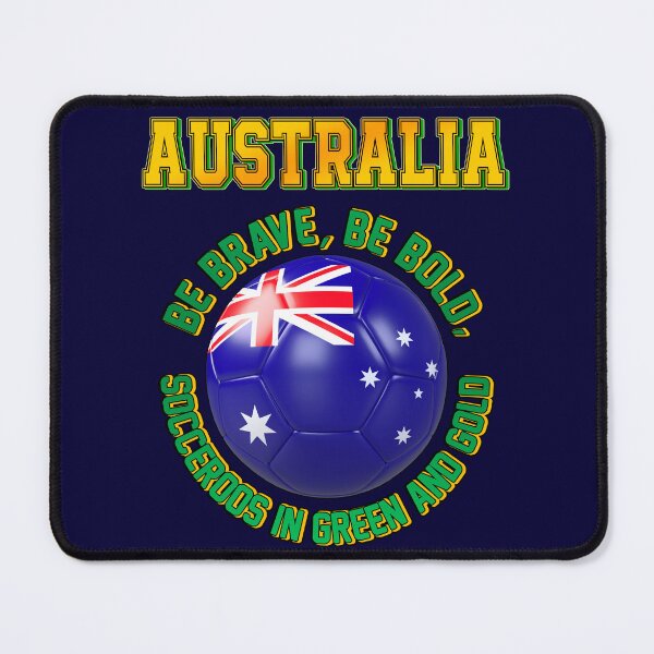 Item preview, Australia fan slogan for football, Australian supporters designed and sold by superpixus.