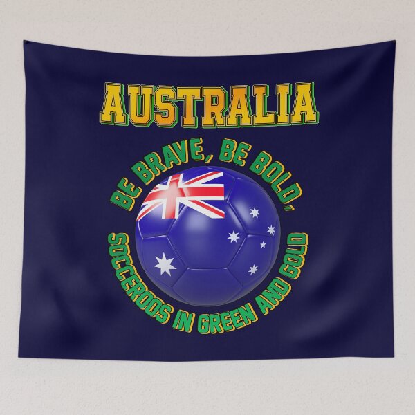 Item preview, Australia fan slogan for football, Australian supporters designed and sold by superpixus.