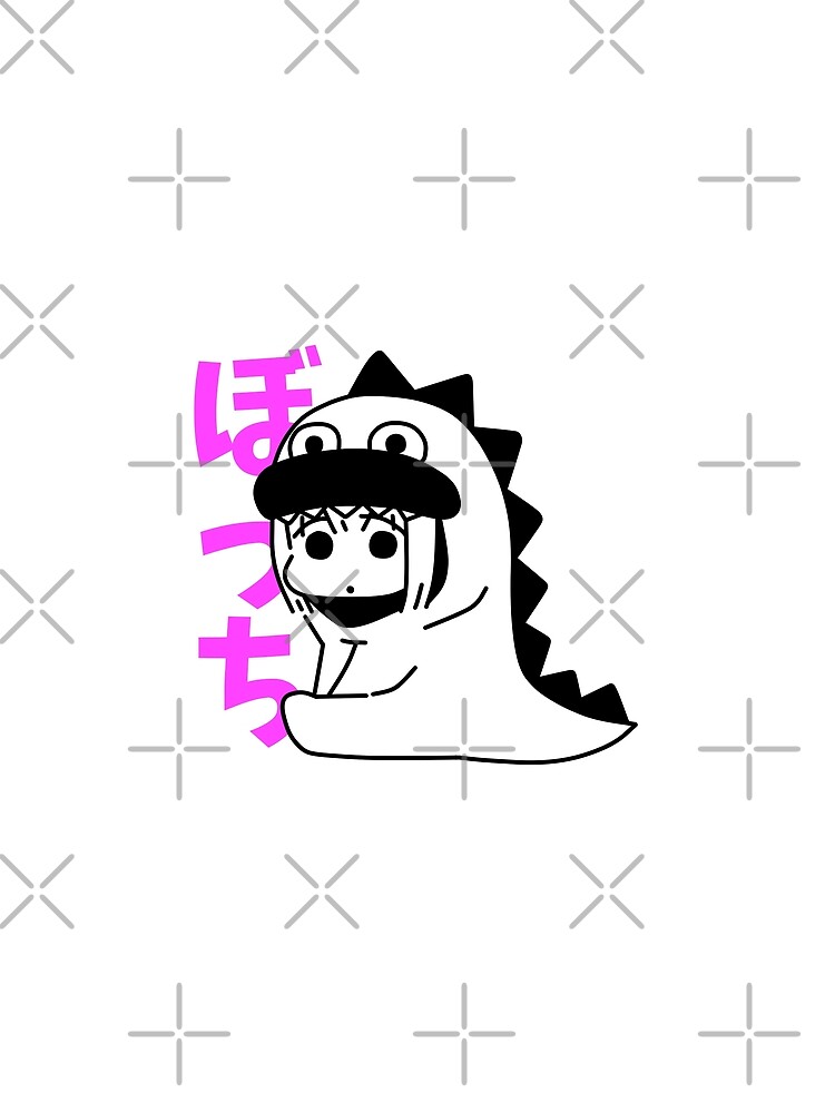 Aperçu 5 sur 5. T-shirt graphique avec l'œuvre Mignon Hitori gotou avec texte japonais créée et vendue par Semzig.