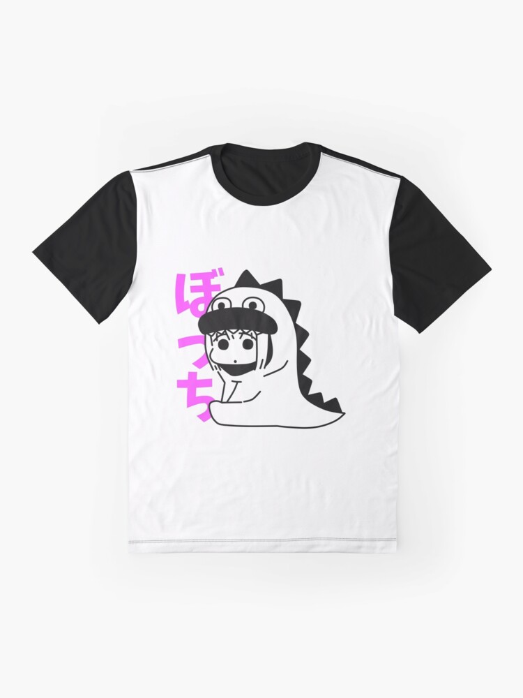 Aperçu 4 sur 5. T-shirt graphique avec l'œuvre Mignon Hitori gotou avec texte japonais créée et vendue par Semzig.