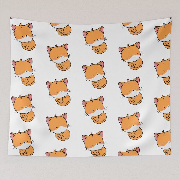 Item preview, KITTY Orange KAWAII designed and sold by Juniordesign777.