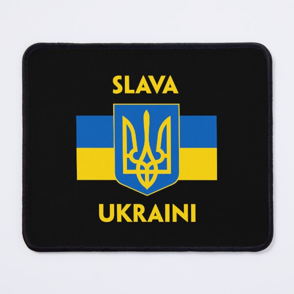 Item preview, SLAVA UKRAINI TRIDENT GLORY TO UKRAINE SUPPORT UKRAINE PROTEST PUTIN designed and sold by DoodlrMob.