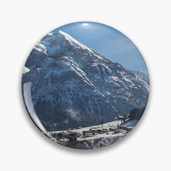 Item preview, Beautiful view of the mountains on a winter sunny day designed and sold by annamiss.