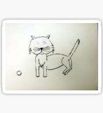 Cat - Chat de Martin Boisvert Sticker