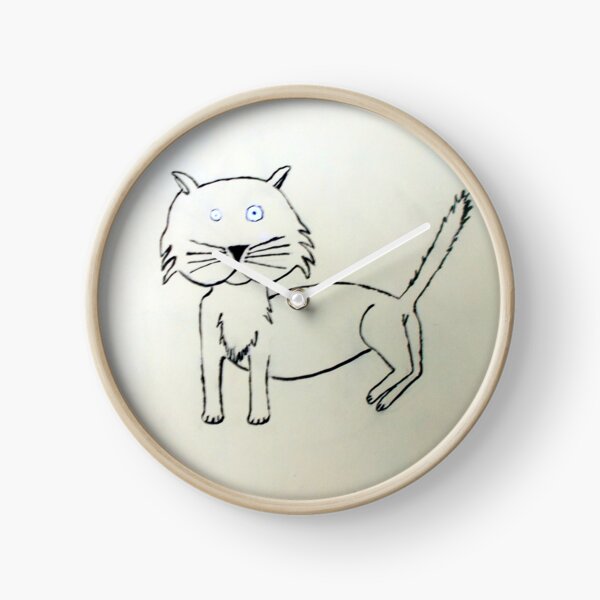 Cat - Chat de Martin Boisvert Horloge