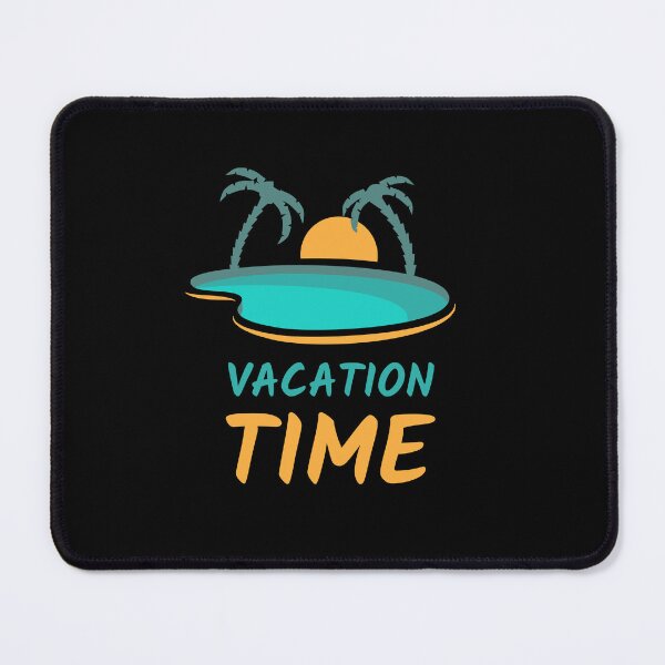 Item preview, Vacation Time | Travel Sun Pool Palms | Black designed and sold by Teenker.