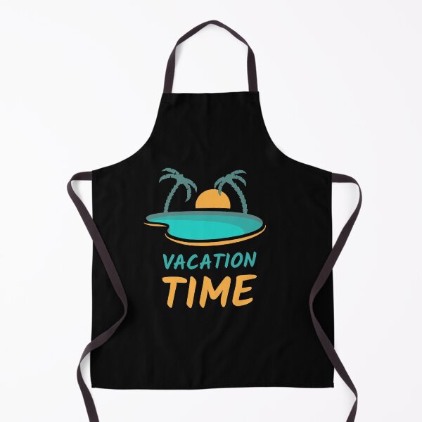 Item preview, Vacation Time | Travel Sun Pool Palms | Black designed and sold by Teenker.