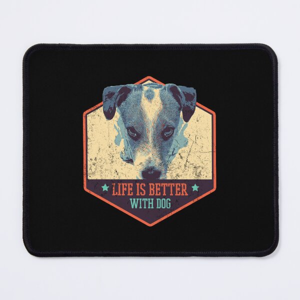 Item preview, Life is better with dog, cute jack russel terrier for dog lover designed and sold by Lemomo-zoo.
