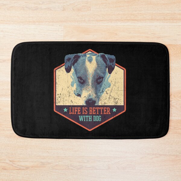 Item preview, Life is better with dog, cute jack russel terrier for dog lover designed and sold by Lemomo-zoo.