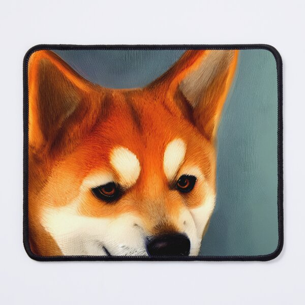Artikelvorschau, Shiba Inu-Porträt - Hundekunstgemälde #21 entworfen und verkauft von supeart.