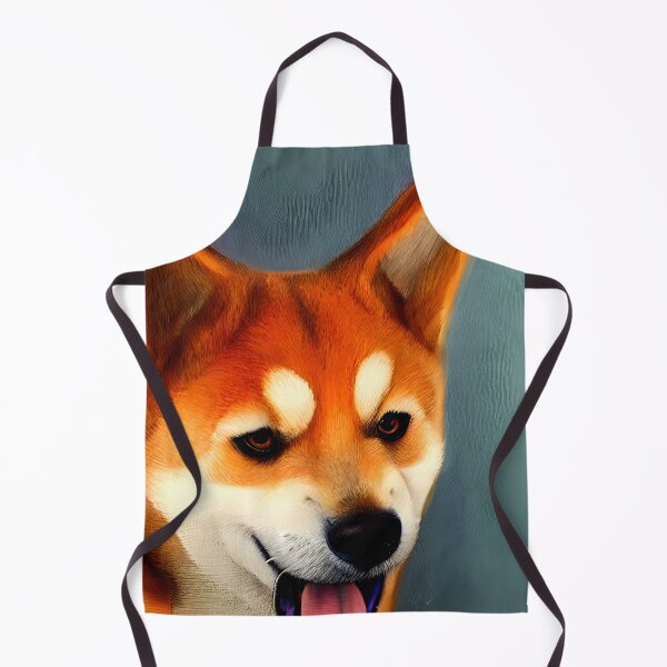 Item preview, Shiba Inu portrait - dog art painting #21 designed and sold by supeart.