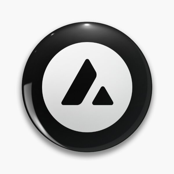 Item preview, Avalanche AVAX Crypto Altcoin - Clean White Logo Variant #1 designed and sold by CryptoMoods.