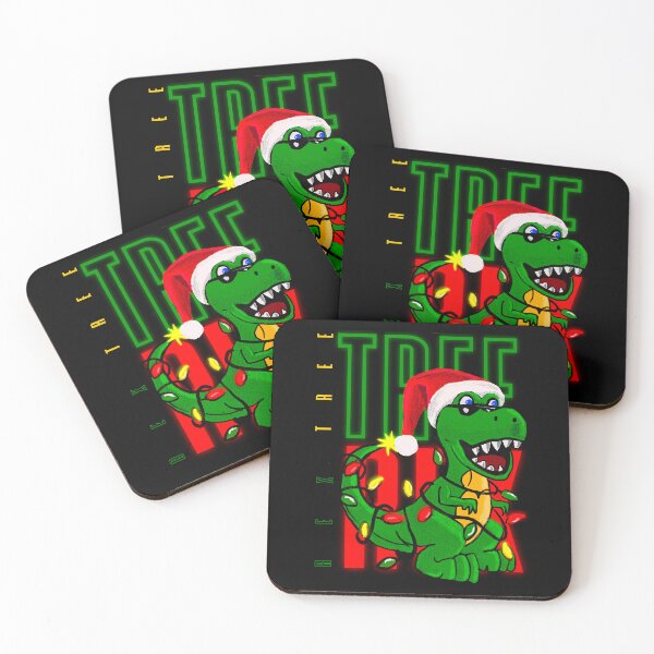 Item preview, Tree Rex v2, gift for Dino lovers, funny Christmas themed design designed and sold by mwebba2005.