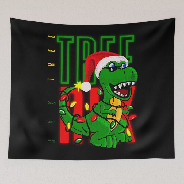 Item preview, Tree Rex v2, gift for Dino lovers, funny Christmas themed design designed and sold by mwebba2005.