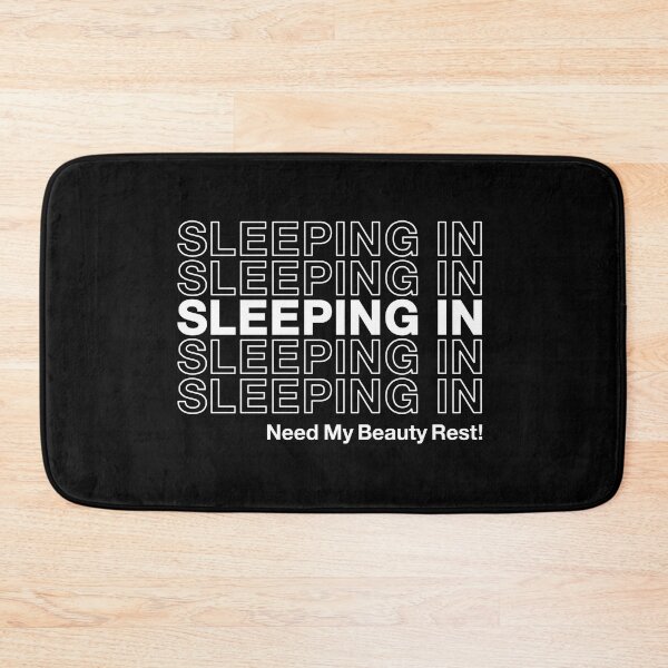 Item preview,  Sleeping In Thank You Bag Style Typography White Text Letters Statement designed and sold by SleepingInCo.