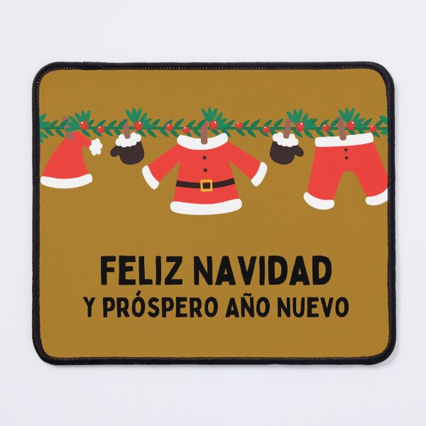 Item preview, Feliz Navidad y próspero Año Nuevo, Tarjeta navideña, Merry Christmas and a Happy New Year in Spanish, Spanish Christmas designed and sold by Pommallina.