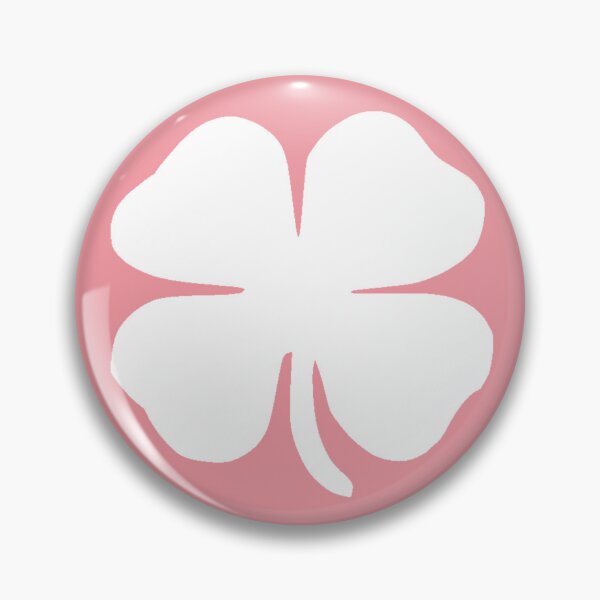 Item preview, Cute Modern Simple White Lucky Clover on Pink designed and sold by tanjica.