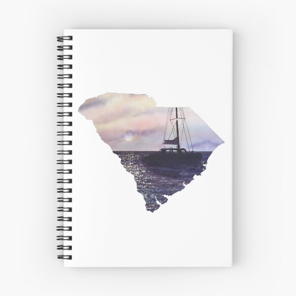 Item preview, South Carolina Cutout:  Sunset at Sea designed and sold by ArtbyDedeConrad.