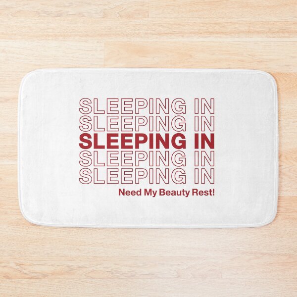 Item preview, Sleeping In Thank You Bag Style Typography Red Text Letters Statement designed and sold by SleepingInCo.