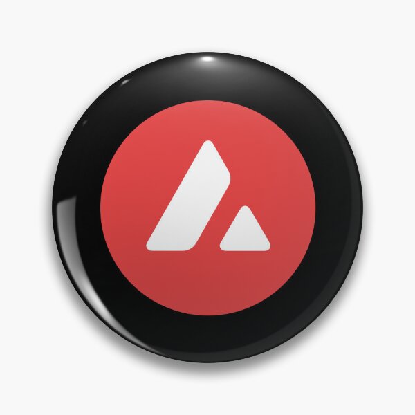 Item preview, Avalanche AVAX Crypto Altcoin - Clean Red Logo Variant #1 designed and sold by CryptoMoods.