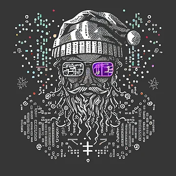 Artwork thumbnail, Programmer Santa by devchild