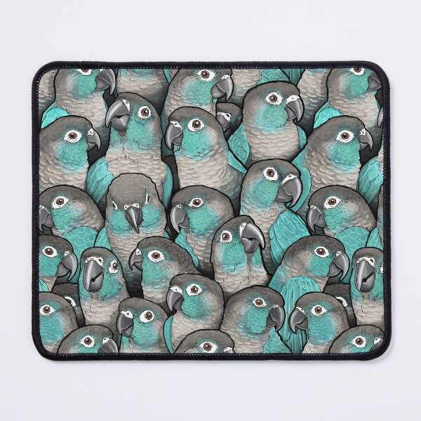 Item preview, Turquoise Green-Cheeked Conures designed and sold by MaratusFunk.