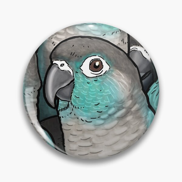 Item preview, Turquoise Green-Cheeked Conures designed and sold by MaratusFunk.