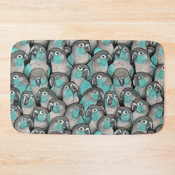 Item preview, Turquoise Green-Cheeked Conures designed and sold by MaratusFunk.