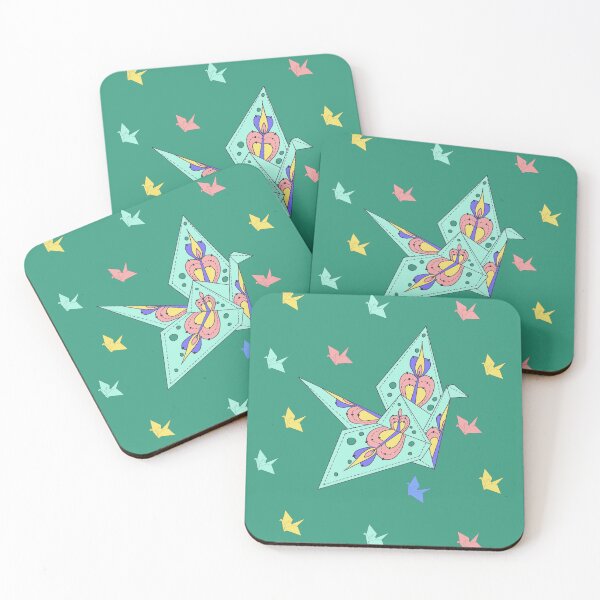 Item preview, Grue en origami pastel designed and sold by LaPetiteBelette.