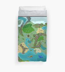 SOLAR Map of the Sutherlands Full Color Duvet Cover