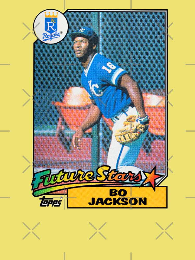 Official 1987 topps future stars bo jackson royals t-shirt, hoodie