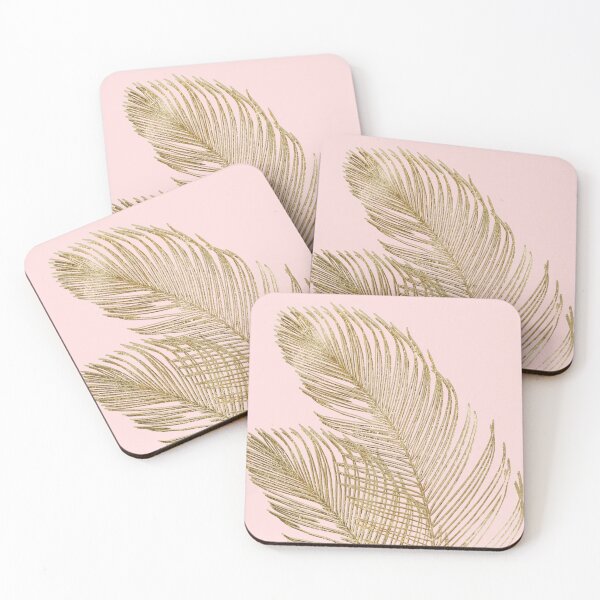 Item preview, Palm Leaves Finesse Line Art with Gold Foil #3 (Photo of Foil Only - Not Reflective) designed and sold by Anita's & Bella's Art.