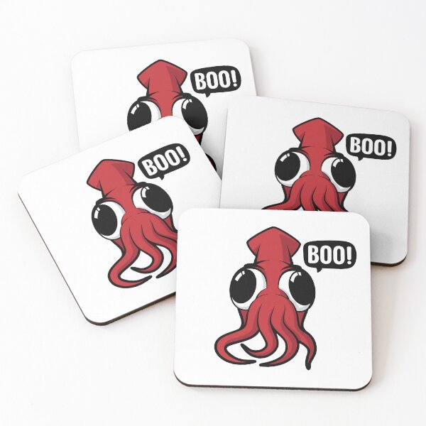 Item preview, Red Cute Squid Boo | Baby Kraken designed and sold by Teenker.