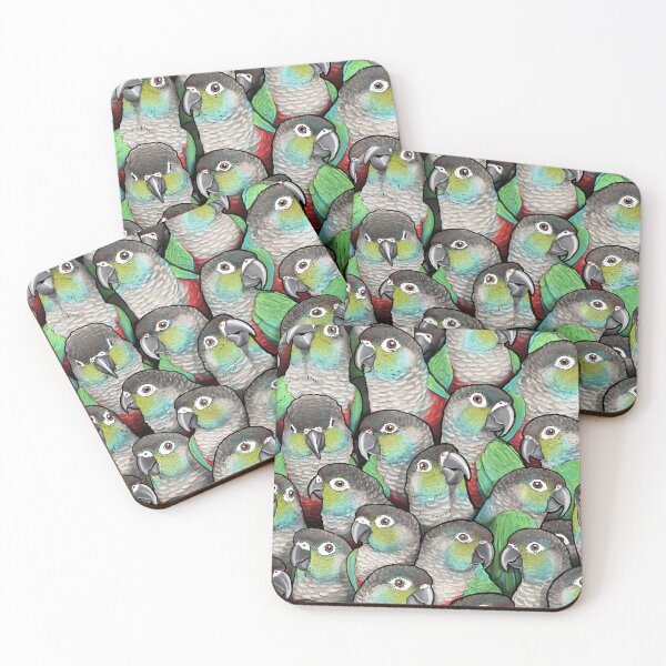 Item preview, Crimson-bellied Conures designed and sold by MaratusFunk.